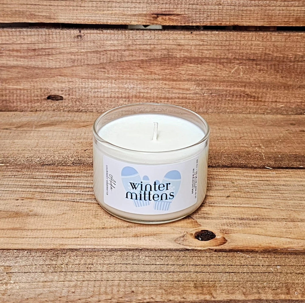 Winter Mittens Candle