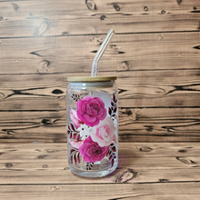 Load image into Gallery viewer, Rose Mom Glass Cup
