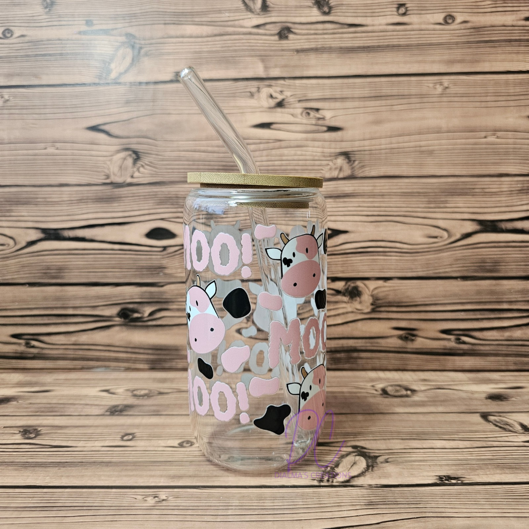 Moo Glass Cup